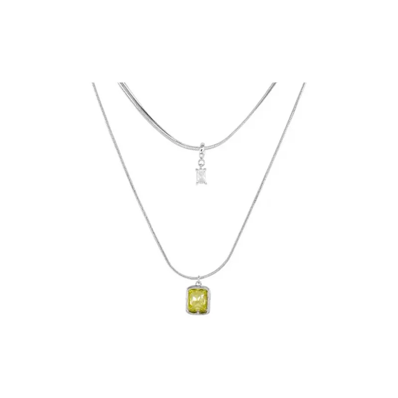 KING OF BLING Alloy With Zircon Necklaces Women's Good Luck-0