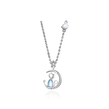 Chongqing Gold Store S925 Silver Necklaces Women's