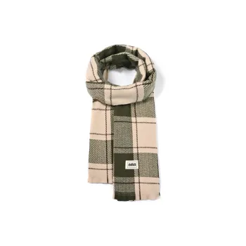 BANDICOOT Polyester Knit Scarves Women's Green/Caramel/Pink/Black