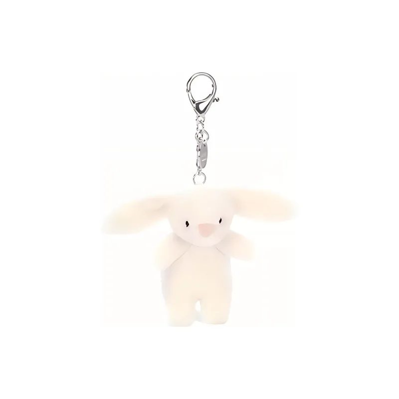 JELLYCAT Bunny Collection Bashful Ivory Bunny Dolls Plush Pendant 8cm High-1