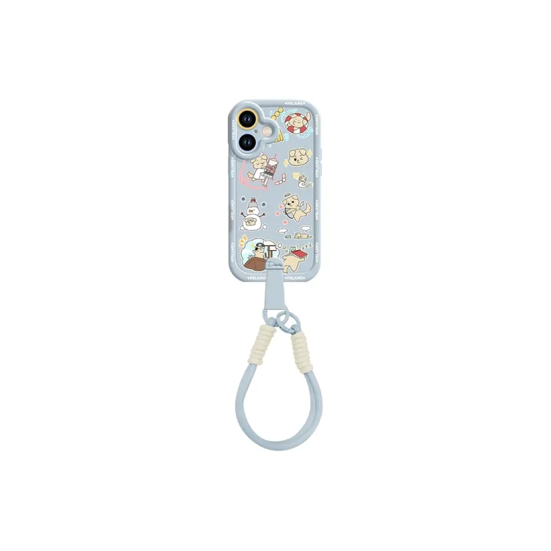 Sen Dog Silicone Material Crossbody Handheld Original Phone Cases Compatible With Apple 16 Pro Max/Pro/Plus/15/14/13-16