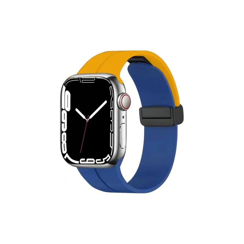 QIZHENG Watch Band Apple Compatibility 45mm Silicone Material-3