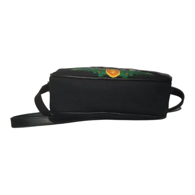 VERSACE Canvas With Leather Camera Bag Shoulder Bag Crossbody Bag Regular Women's Black-3