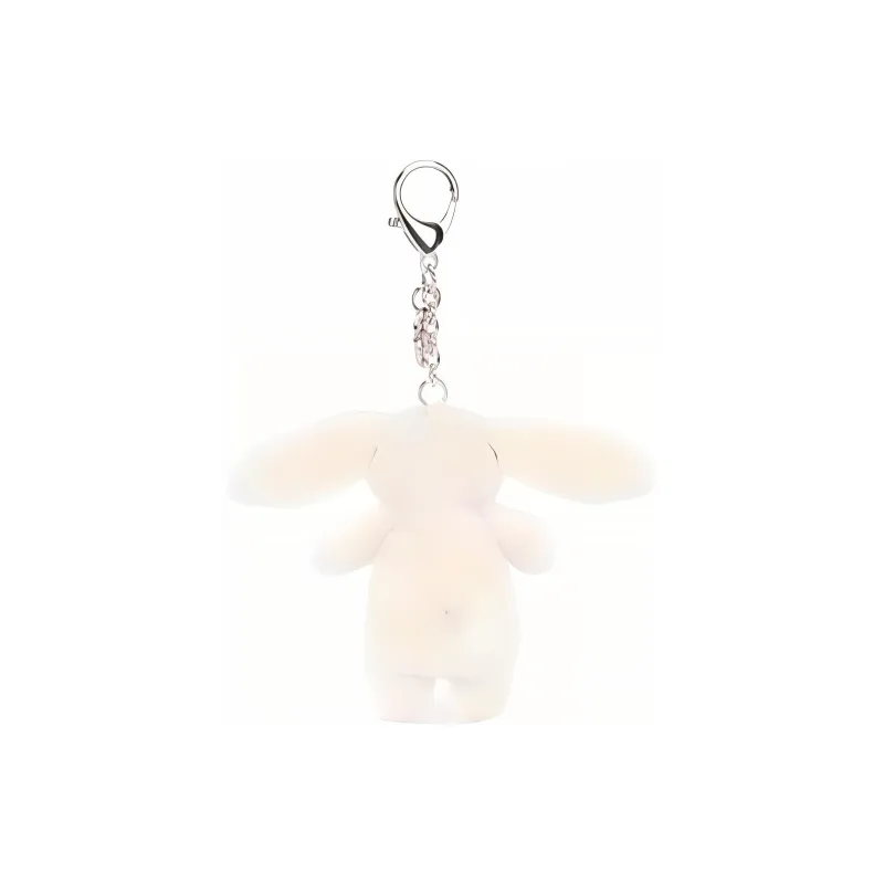 JELLYCAT Bunny Collection Bashful Ivory Bunny Dolls Plush Pendant 8cm High-3