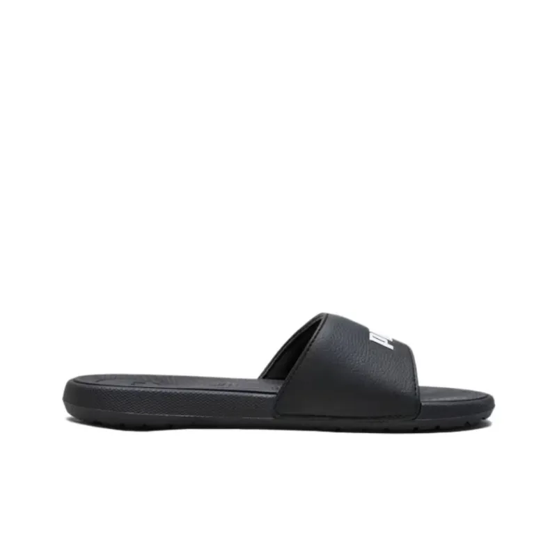 PUMA Cool Cat 2.0 Slip Resistant Slide Slippers Women's Black White-1