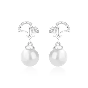 Chongqing Gold Store S925 Silver Earrings Unisex