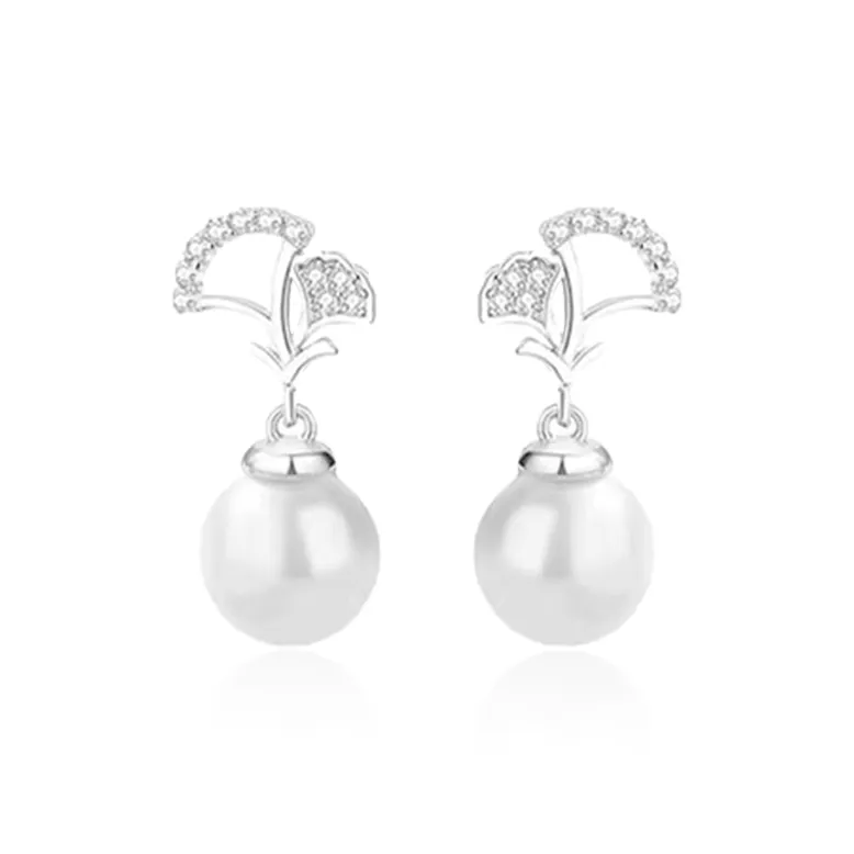 Chongqing Gold Store S925 Silver Earrings Unisex-0