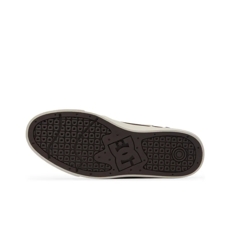 DC Shoes Teknic Low-Top Skateboard Shoes Men's Dark Brown-5
