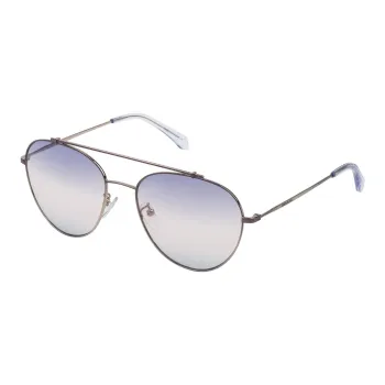 Zadig & Voltaire Metal Aviator Sunglasses Women's Silver