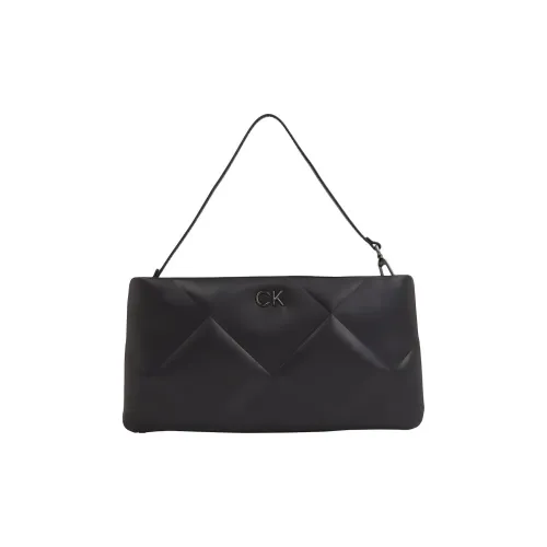 CALVIN KLEIN Recycled Polyester Portable One Shoulder Clutch Women's Black