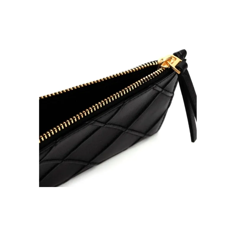 TORY BURCH Lambskin Wallet Regular Women's Obsidian Black-2
