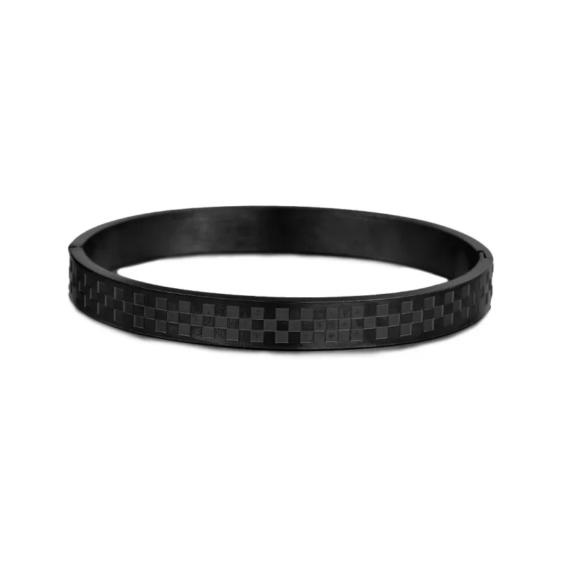 KING OF BLING Titanium Steel Bangles Unisex Niche Design-0