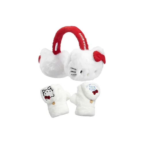 Sanrio Polyester Knit Gloves Women's