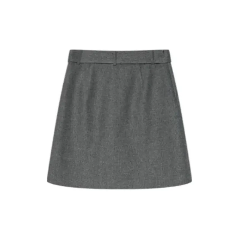 Goodland Casual Short Skirts Women's Gray-1