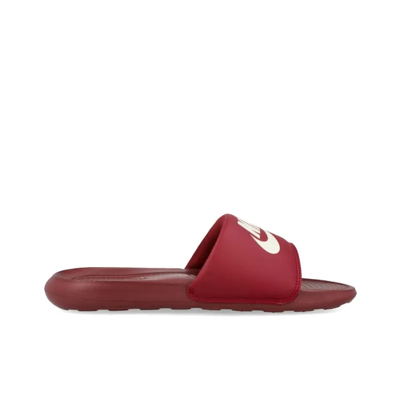 Nike VICTORI ONE SLIDE Slip Resistant Abrasion Resistant Slide Slippers Unisex Red White-1