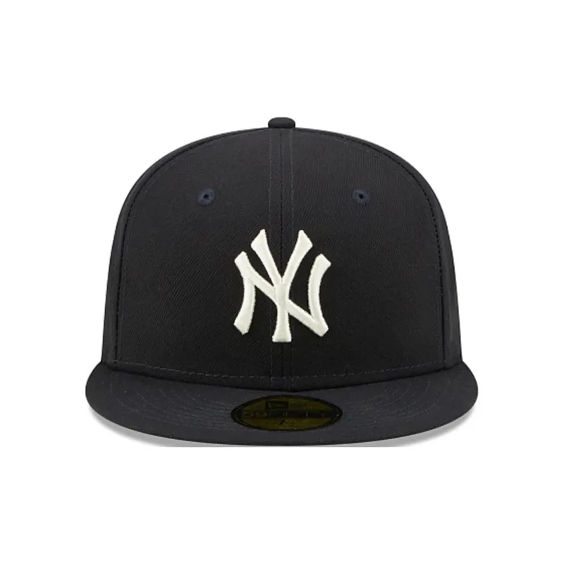 New Era Cotton Wool Blend Baseball Caps Unisex Marine Blue-1