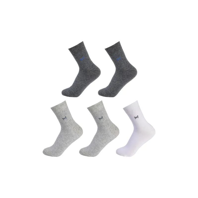 MIIOW Mid Calf Socks Unisex 5 Pack-5