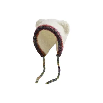 FREE RABBITⅡ Fall And Winter Warm Hand Woven Braids Headwrap Hat Unisex