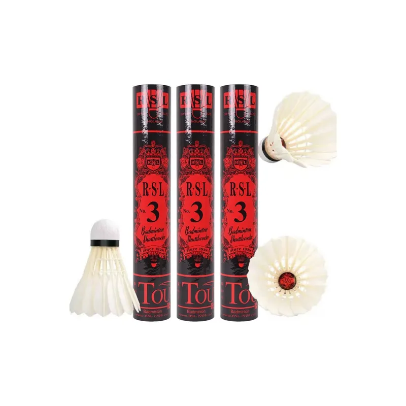 RSL Duck Feather Shuttlecock 12 Pack CiGu Duck Feather All Round Duck Feather Shuttlecocks-5