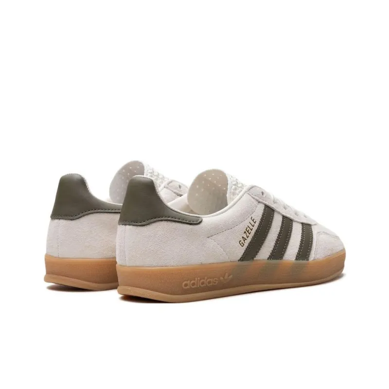 Adidas Gazelle Indoor Olive Strata Women's-3