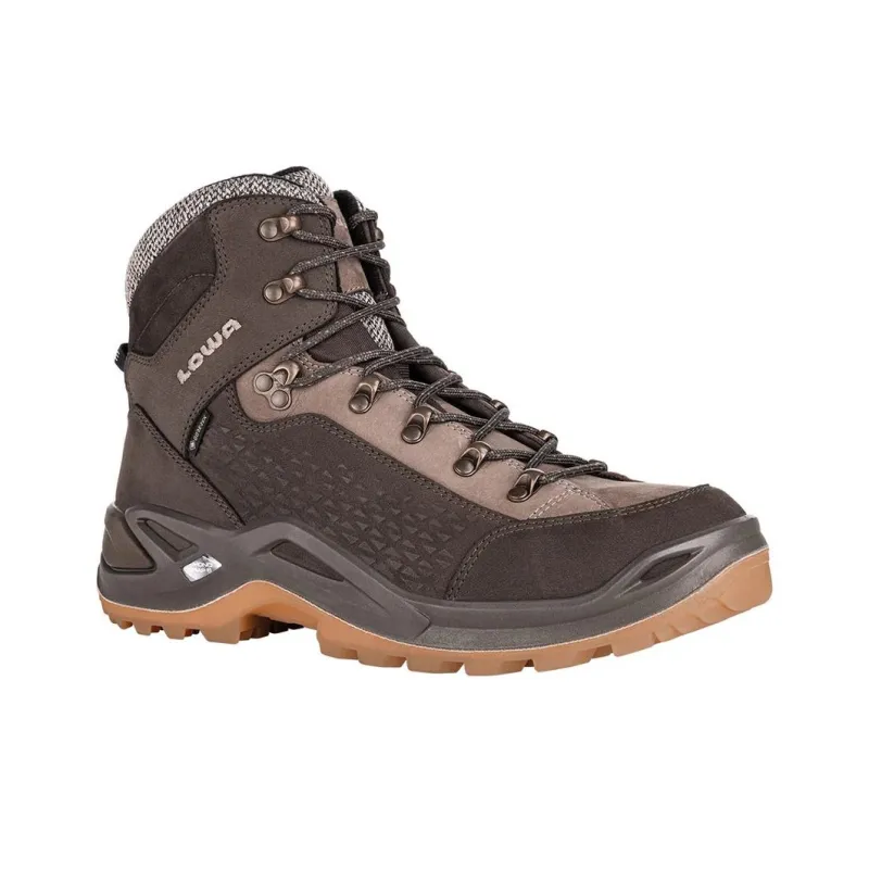 Lowa Renegade Warm GTX Mid Cushioning, Wear Resistant High Top Hiking Shoes Men's Brown-2