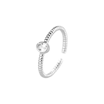 KING OF BLING 925 Sterling Silver With Zircon Rings Women's Year Of The Snake Good Luck