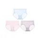 Ripple Blue+Light Peach Pink+Soft Gray Purple