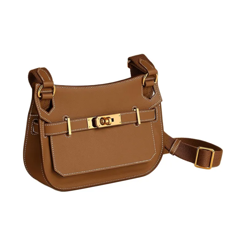 HERMES Jypsiere Swift Calfskin Shoulder Bag, Crossbody Bag Mini Women's Gold-1