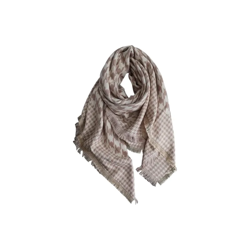 Lagur Cotton Blend Knit Scarves Women's-3