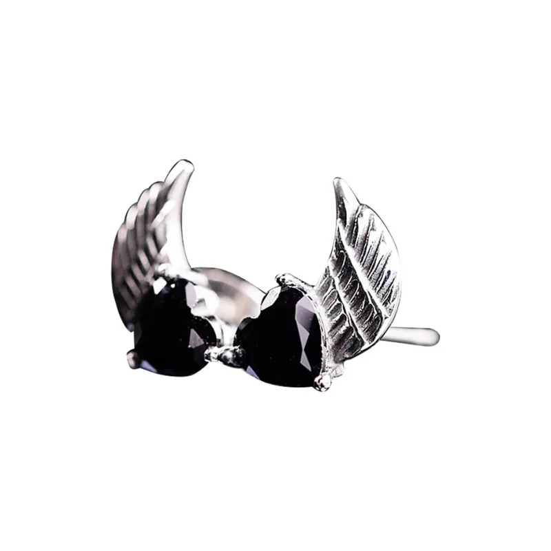 IDEE CREATIVE IDEA FOR YOU Zircon Stud Earrings Unisex-2