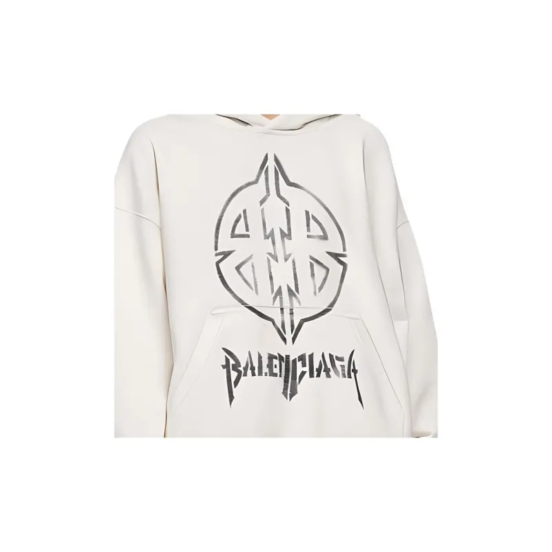 Balenciaga Logo Printed Hoodie-4