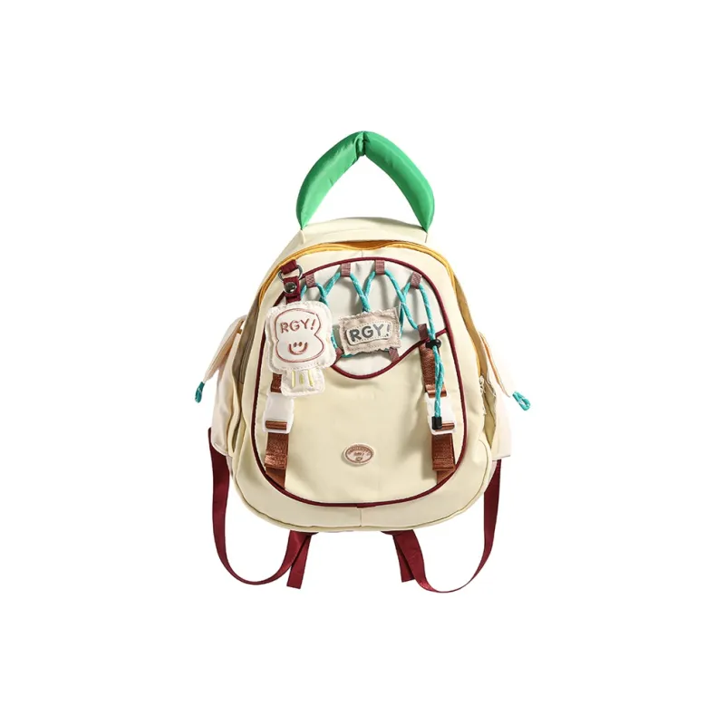 Kaka Tree Nylon Fabric Backpack Laptop Bag Large Size Unisex-5