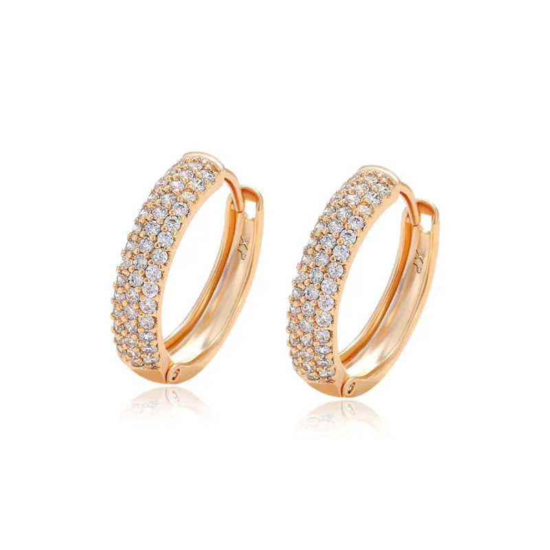 KING OF BLING Alloy With Zircon Earrings Unisex Good Luck-9