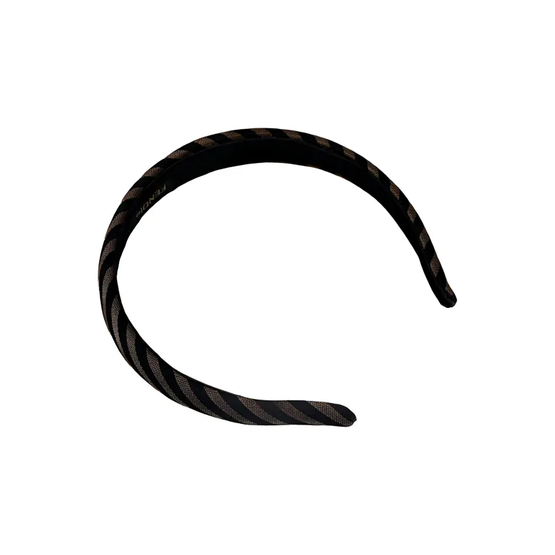 FENDI Canvas Headbands Women's Brown-0