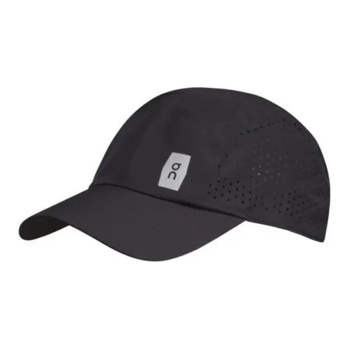On Polyester Baseball Caps Unisex Black