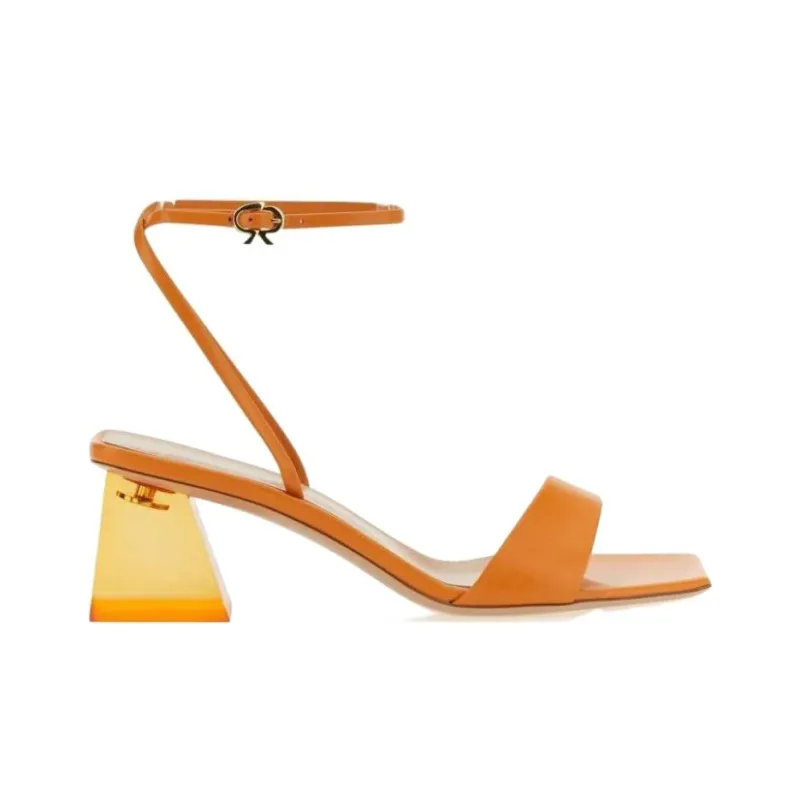 GIANVITO ROSSI Strap Sandals Women's Orange-1