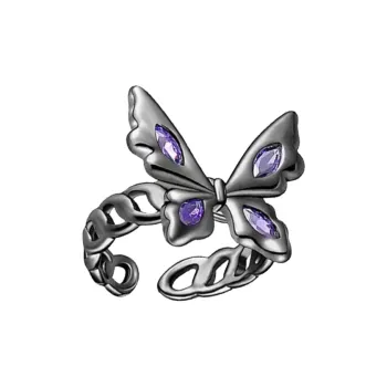 QIANFANGDAHUANGYE Alloy Rings Women's Purple