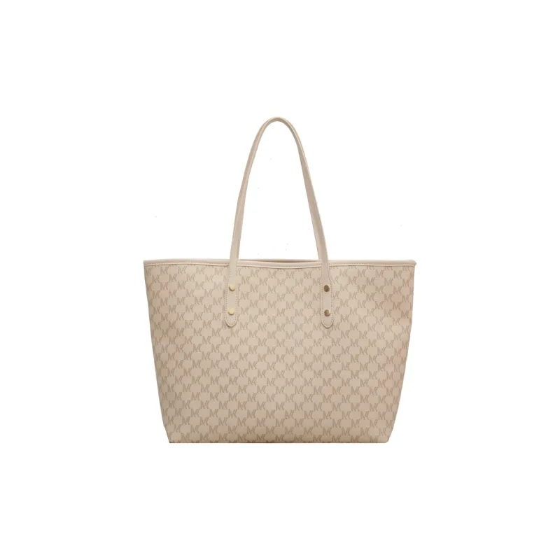 LUVISTRUE PU Large Capacity Tote Bag, Shoulder Bag Tubas Women's Black/Beige/Coffee-7