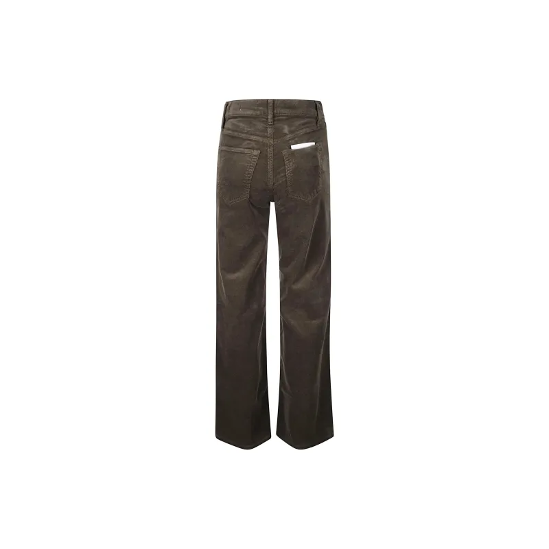 FRAME Le Slim Palazzo Corduroy Toast Pants-1
