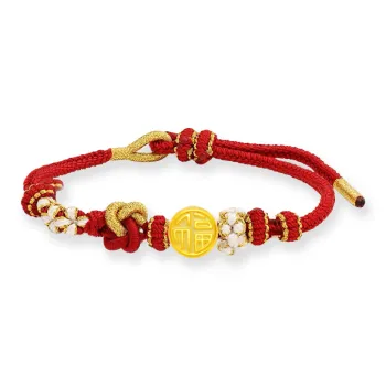 Zheng Tai Fook Gold Bracelet Unisex
