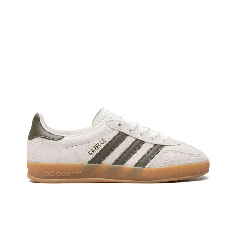 Adidas Gazelle Indoor Olive Strata Women's-1