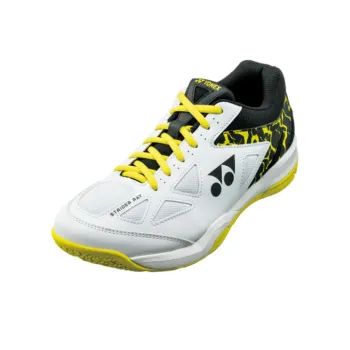 YONEX Anti Slip Wear Resistant Low Top Badminton Shoes Unisex White Black Yellow