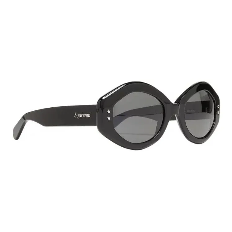 Supreme Irregular Shape Sunglasses Men's Black-0