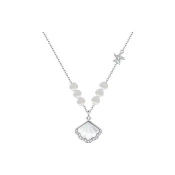 GRACE GIRL S925 Silver Necklaces Women's