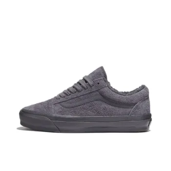 Vans Old Skool Warm Slip Resistant Low Top Skateboard Shoes Unisex Dark Purple