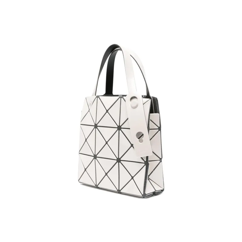 ISSEY MIYAKE CARAT PVC Handbag Mini Women's Ecru-1