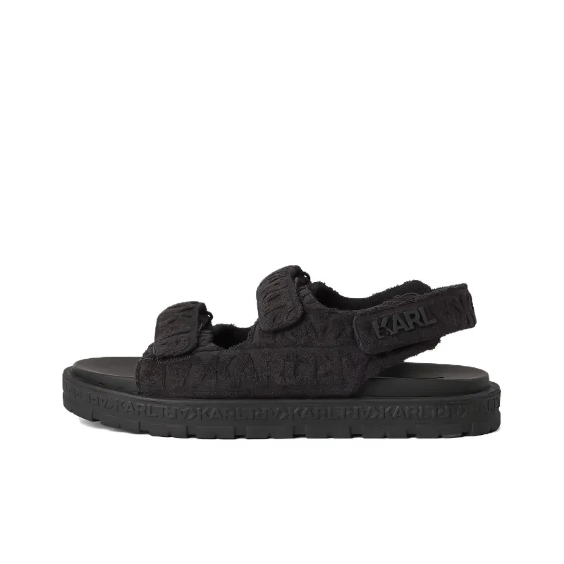 KARL LAGERFELD One Strap Sandals 6cm Women's Black-0