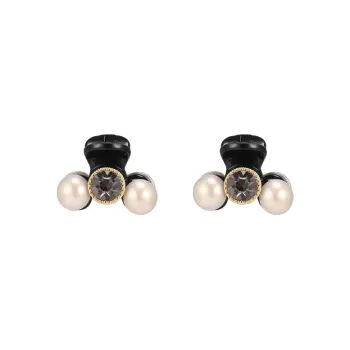 Peach Tea Acrylic Hair Clips Women's