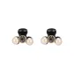 White Pearl Small Claw Clip 1 Pair