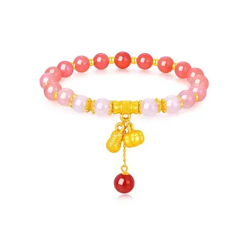 Cuiya Golden Building Agate Bracelets Women's